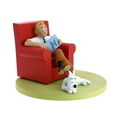 Moulinsart - Tintin i Rød Lænestol med Terry